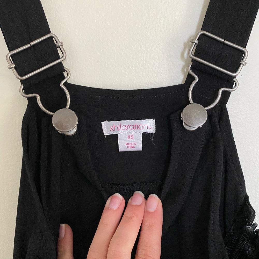 Women Black Overall Dress